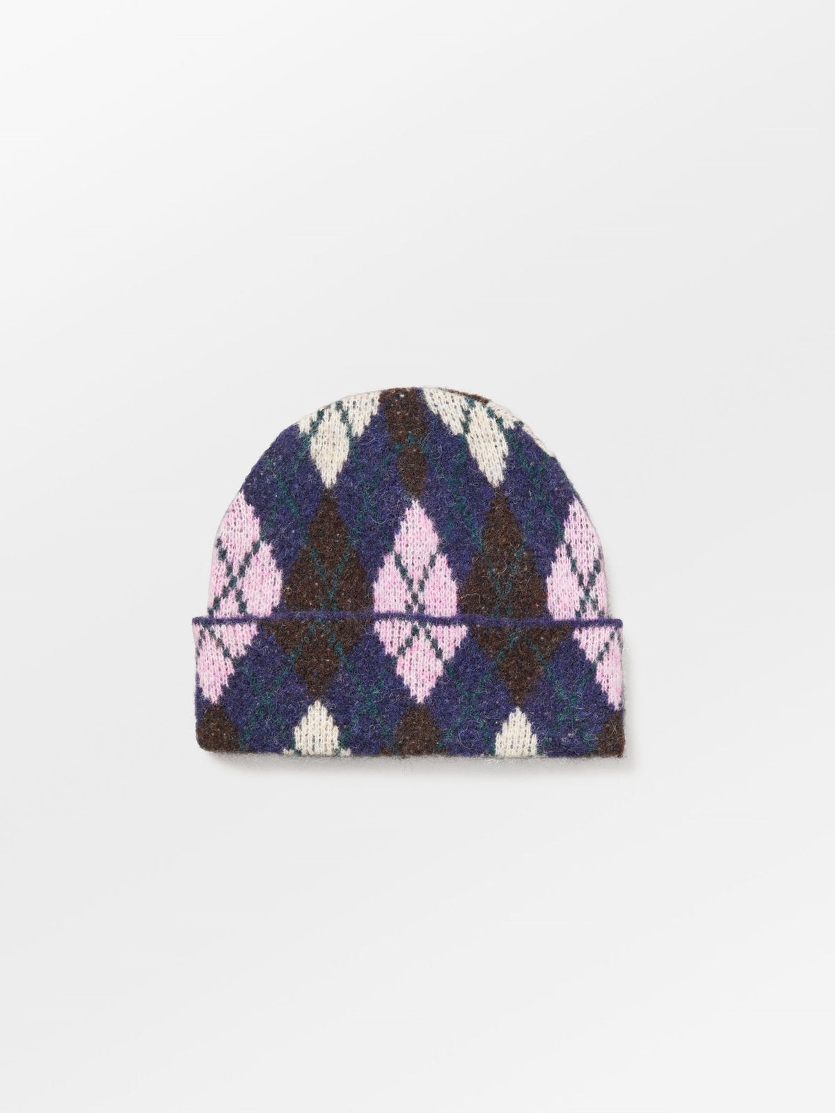 Becksöndergaard, Argyle Wool Beanie - Naval Academy Blue, accessories, accessories
