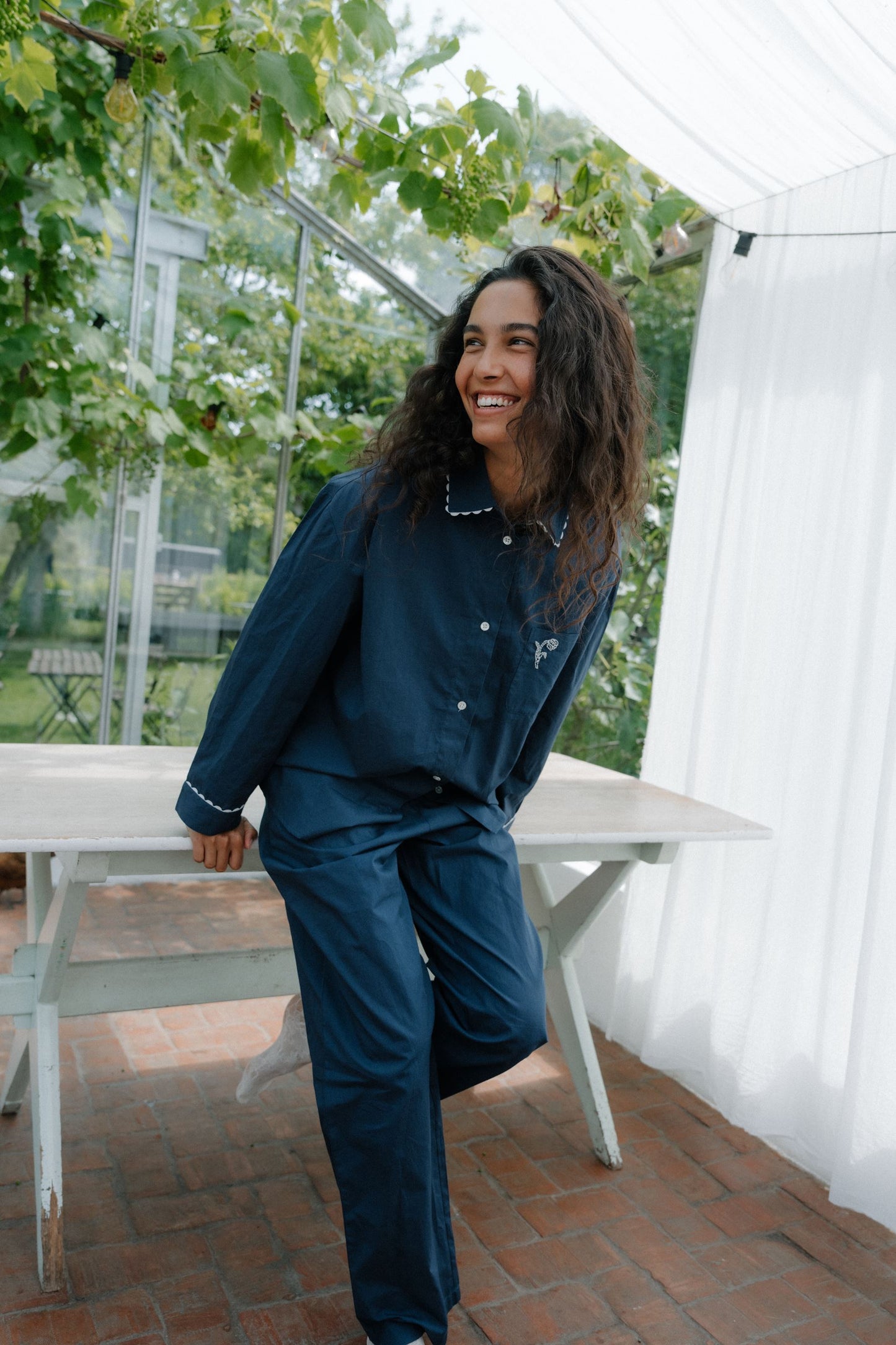 Scallop Pyjamas Shirt Clothing BeckSöndergaard
