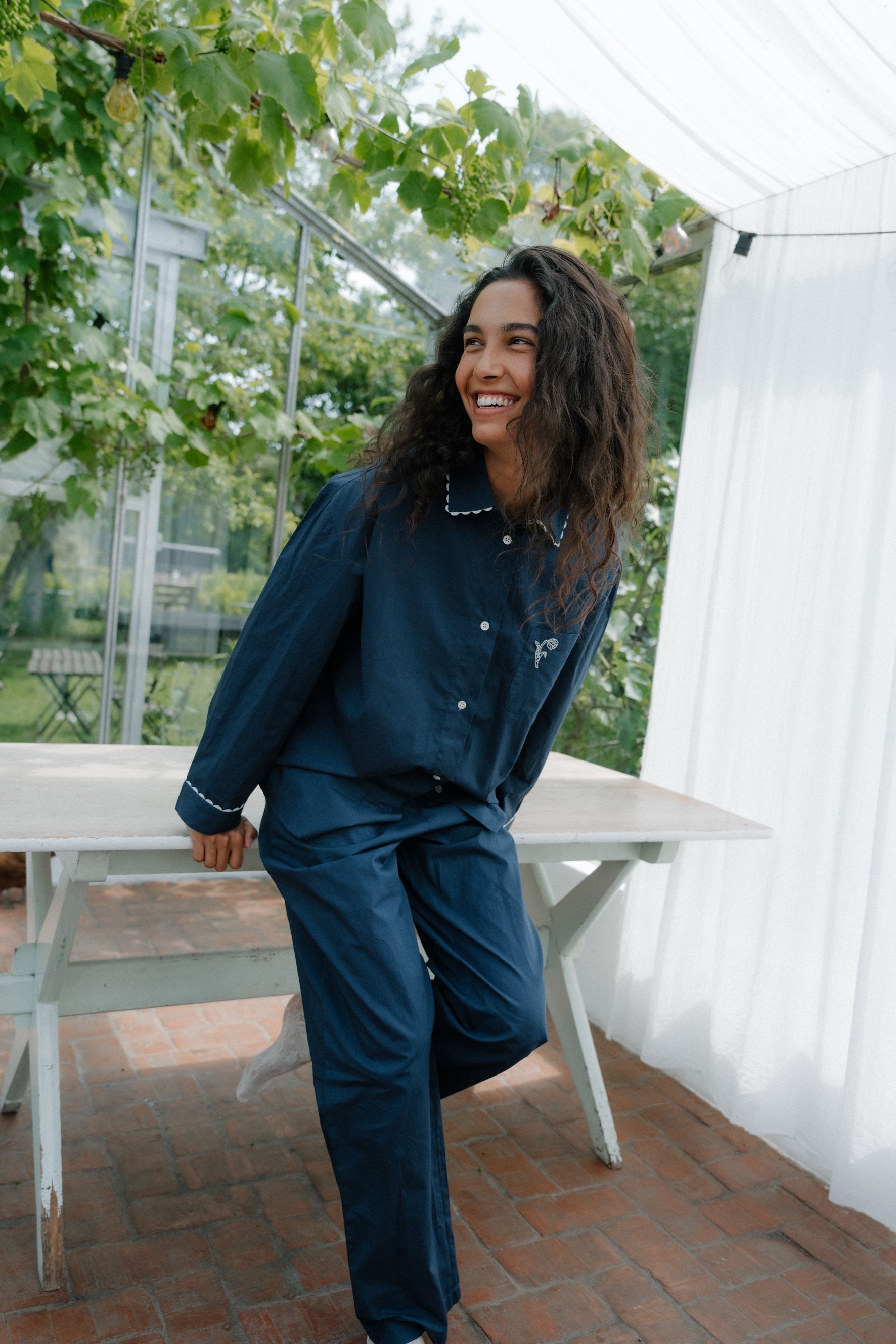 Scallop Pyjamas Shirt Clothing BeckSöndergaard