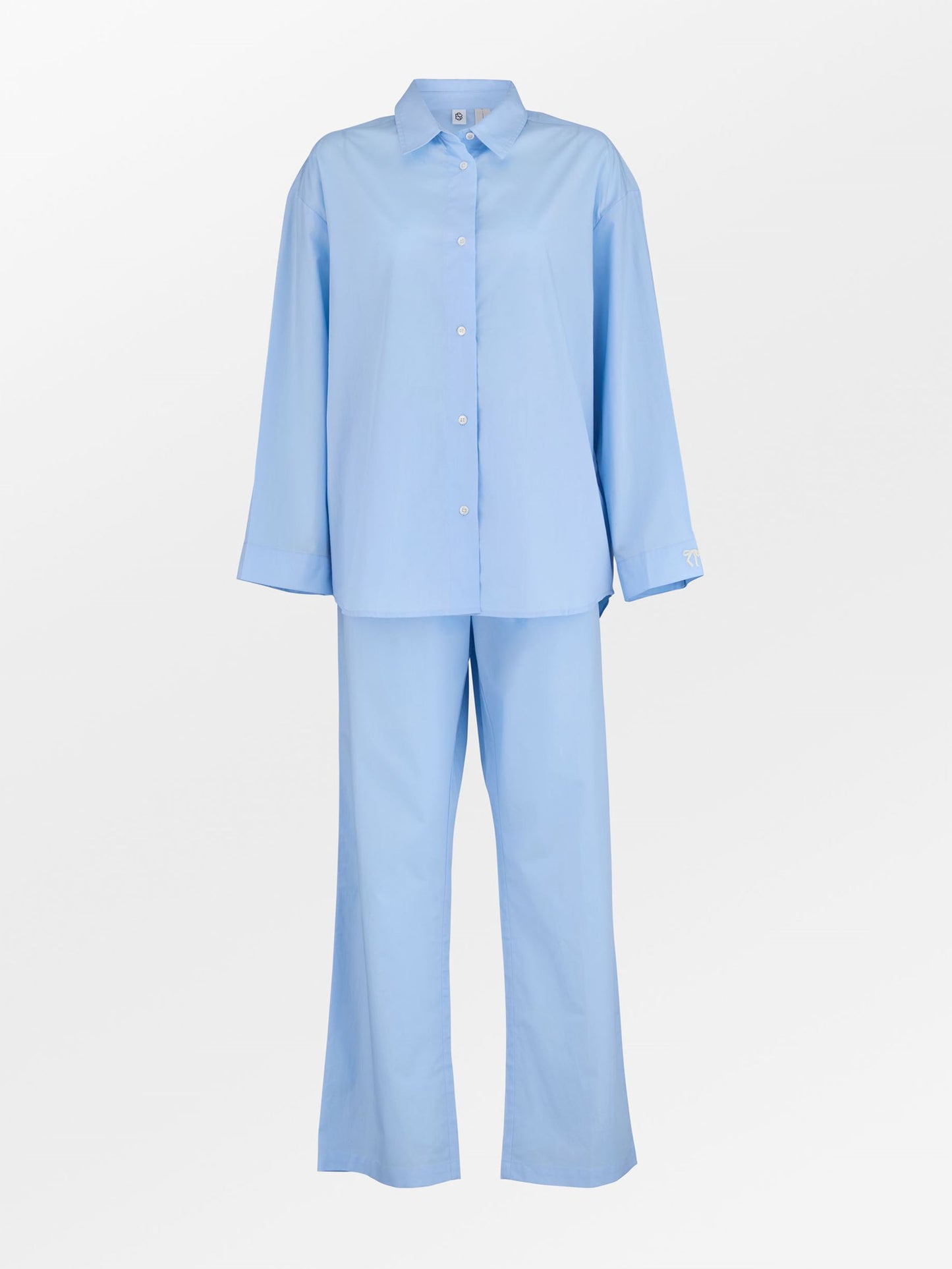 Becksöndergaard, Aura Pyjamas Set - Shirt Blue, homewear, sale, homewear, gifts, sale, gifts, gifts, gifts, gifts, black week, black week