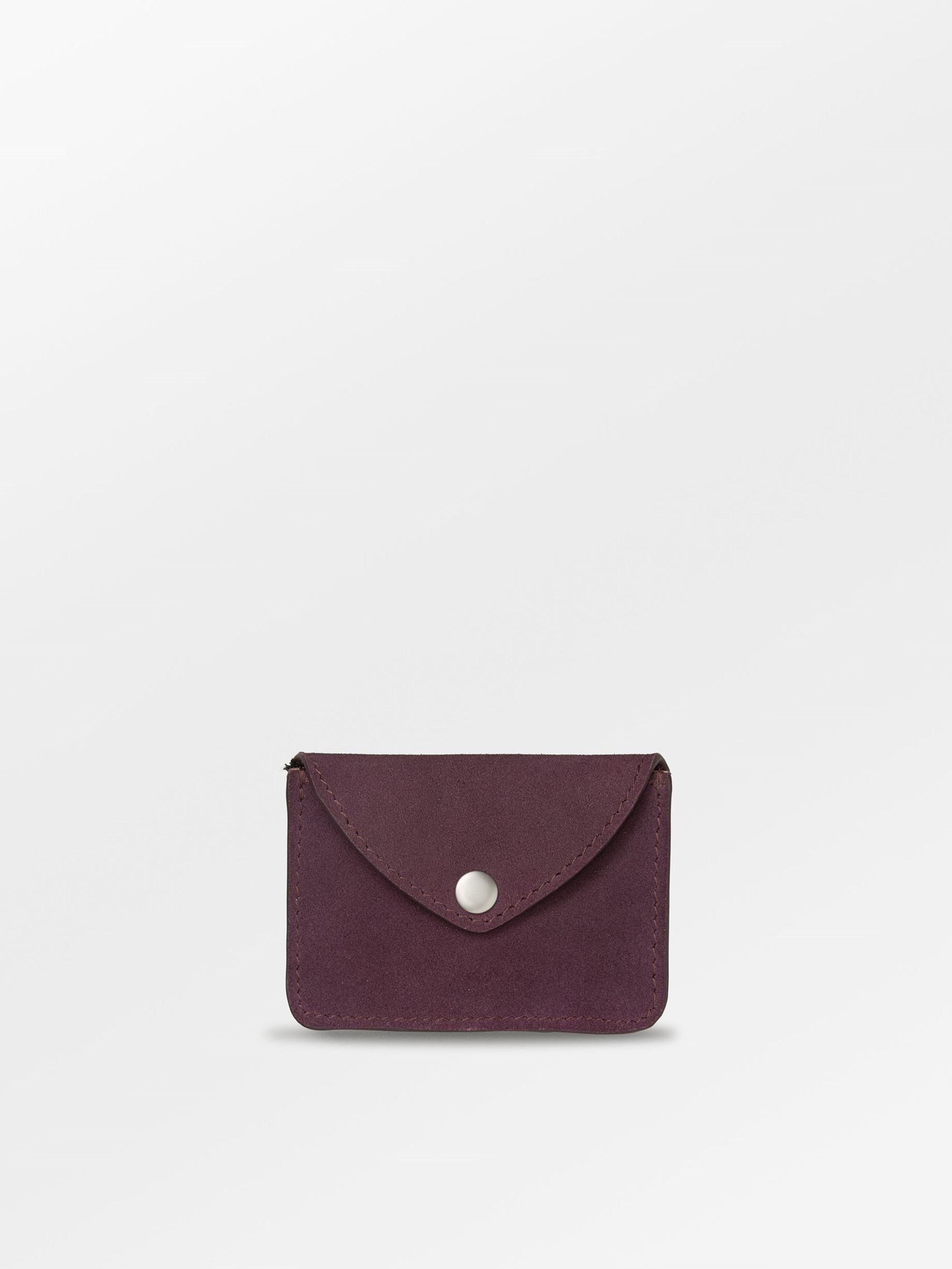Suede Card Wallet OneSize BeckSöndergaard