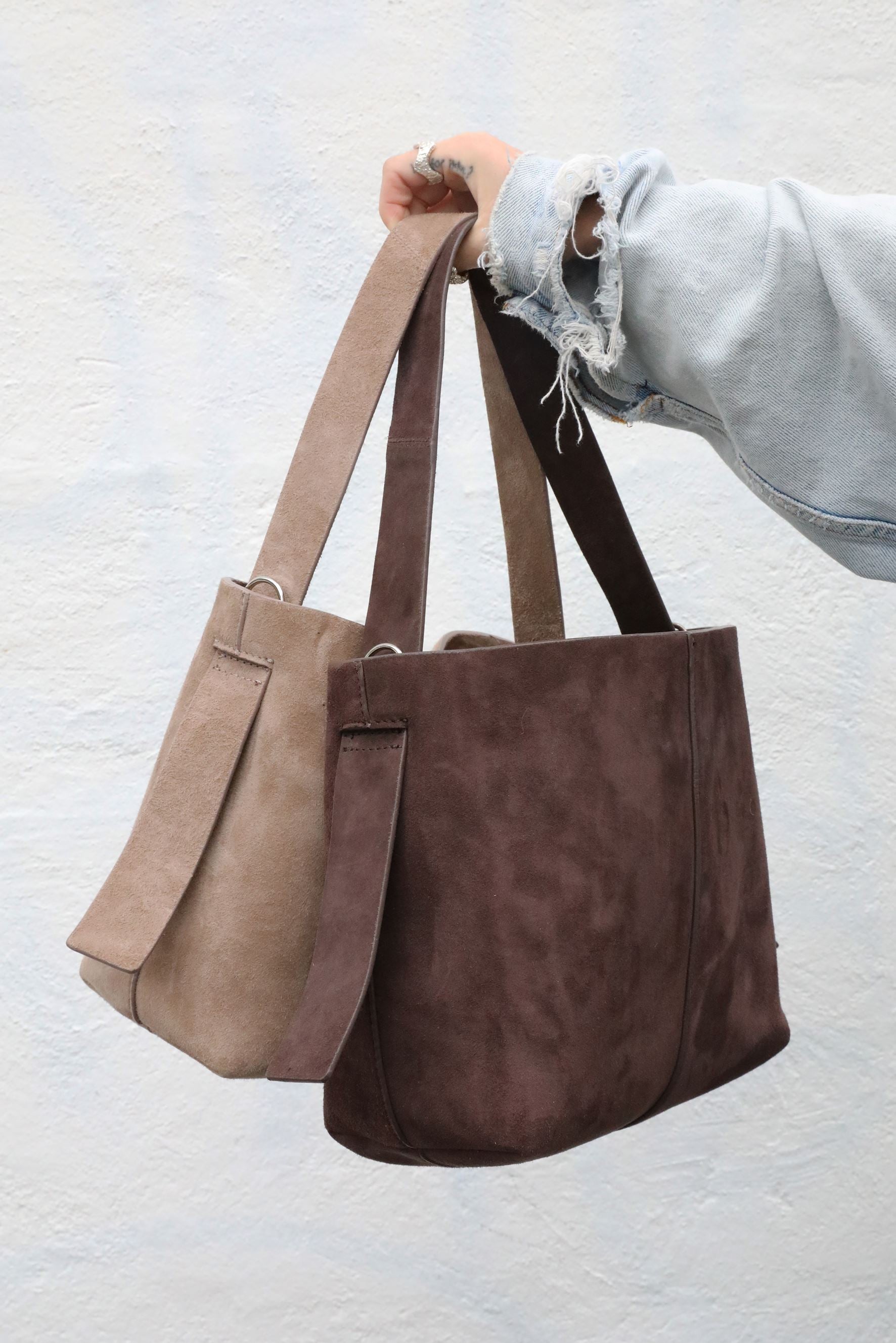 Suede Fraya Small Bag OneSize BeckSöndergaard