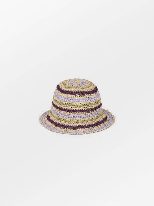 Striped Saverina Straw Hat Clothing BeckSöndergaard