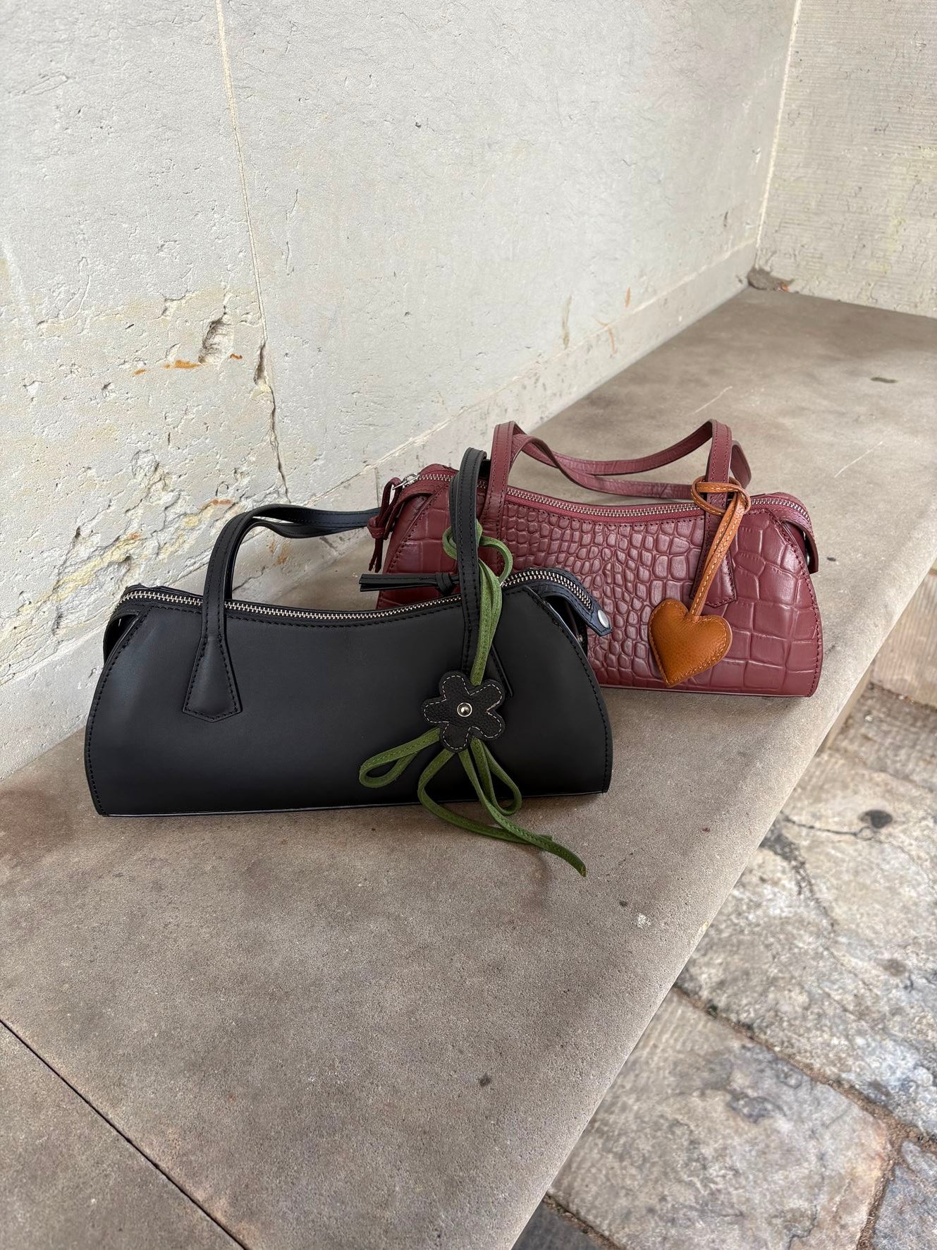 Becksöndergaard, Croc Babette Bag - Russet Brown, bags, archive, bags, archive, bags, black week, black week