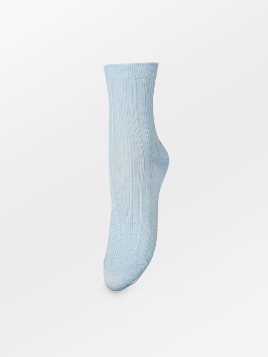 Becksöndergaard, Glitter Drake Sock - Skyway Blue, socks, socks, socks