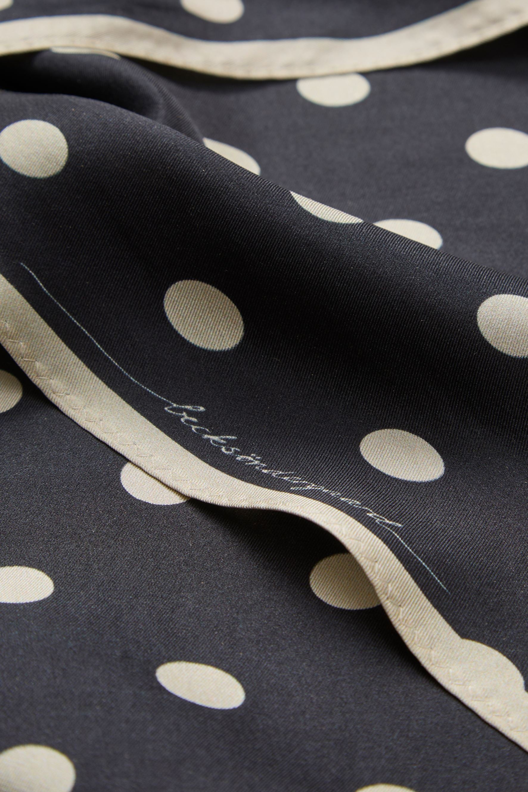 Becksöndergaard, Polka Triangle Sia Scarf - Black, scarves, scarves, scarves