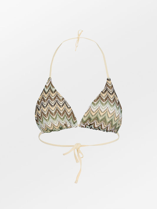 Becksöndergaard, Amber Bel Bikini Top - Beetle Green, swimwear, swimwear, noos, swimwear, swimwear, black week, black week, noos