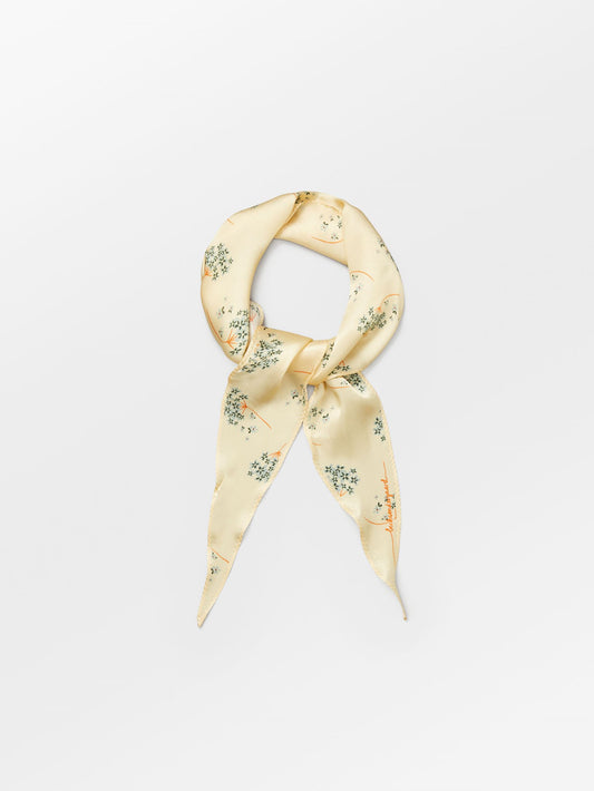 Becksöndergaard, Madalena Diamond Scarf - Cream Yellow, scarves, scarves, archive, archive, sale, sale, scarves