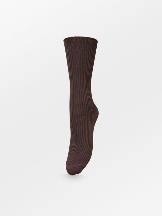 Becksöndergaard, Solid Drake Sock - Hot Fudge Brown, socks, socks, black week, black week