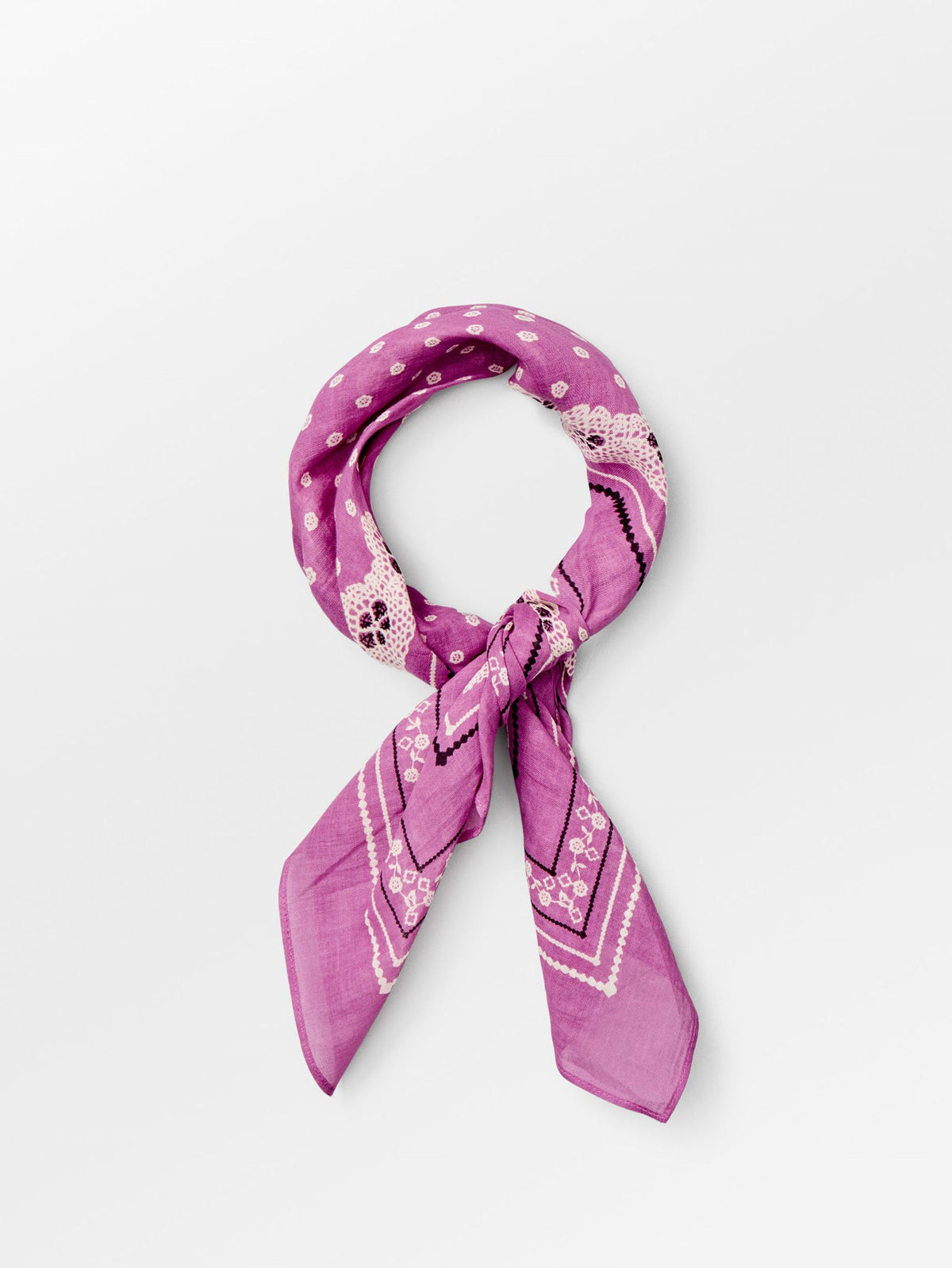 Becksöndergaard, Lacia Cotta Scarf - Meadow Mauve Pink, scarves, scarves, scarves, scarves, black week
