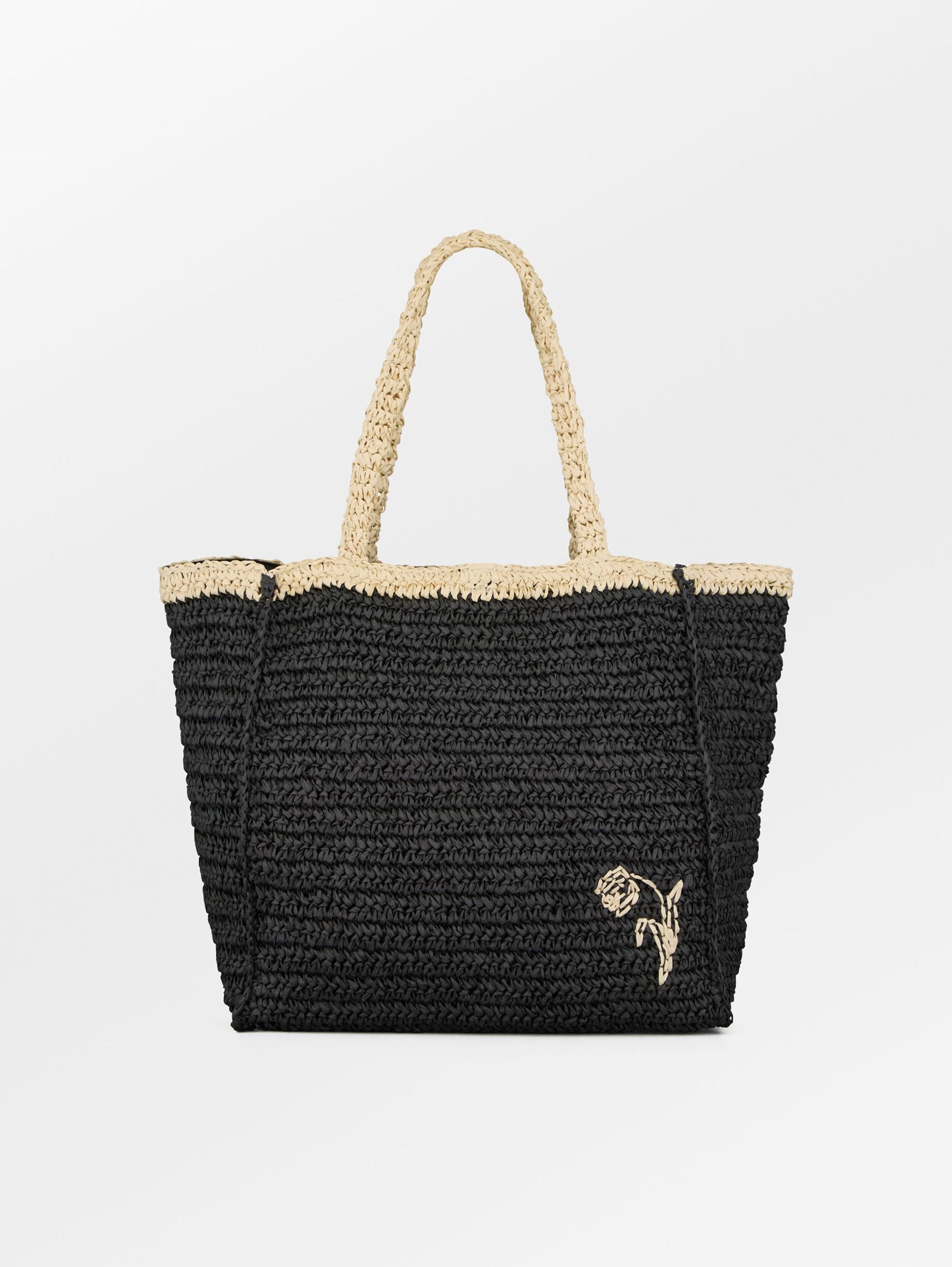 Paper Straw Tota Bag OneSize BeckSöndergaard