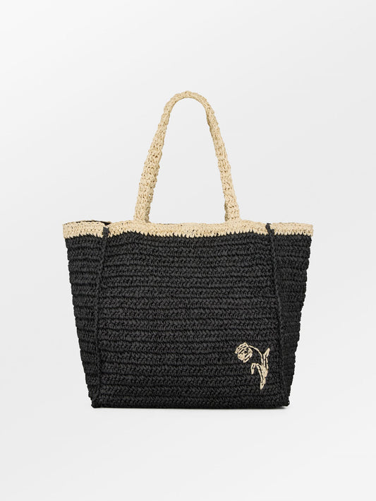 Paper Straw Tota Bag OneSize BeckSöndergaard