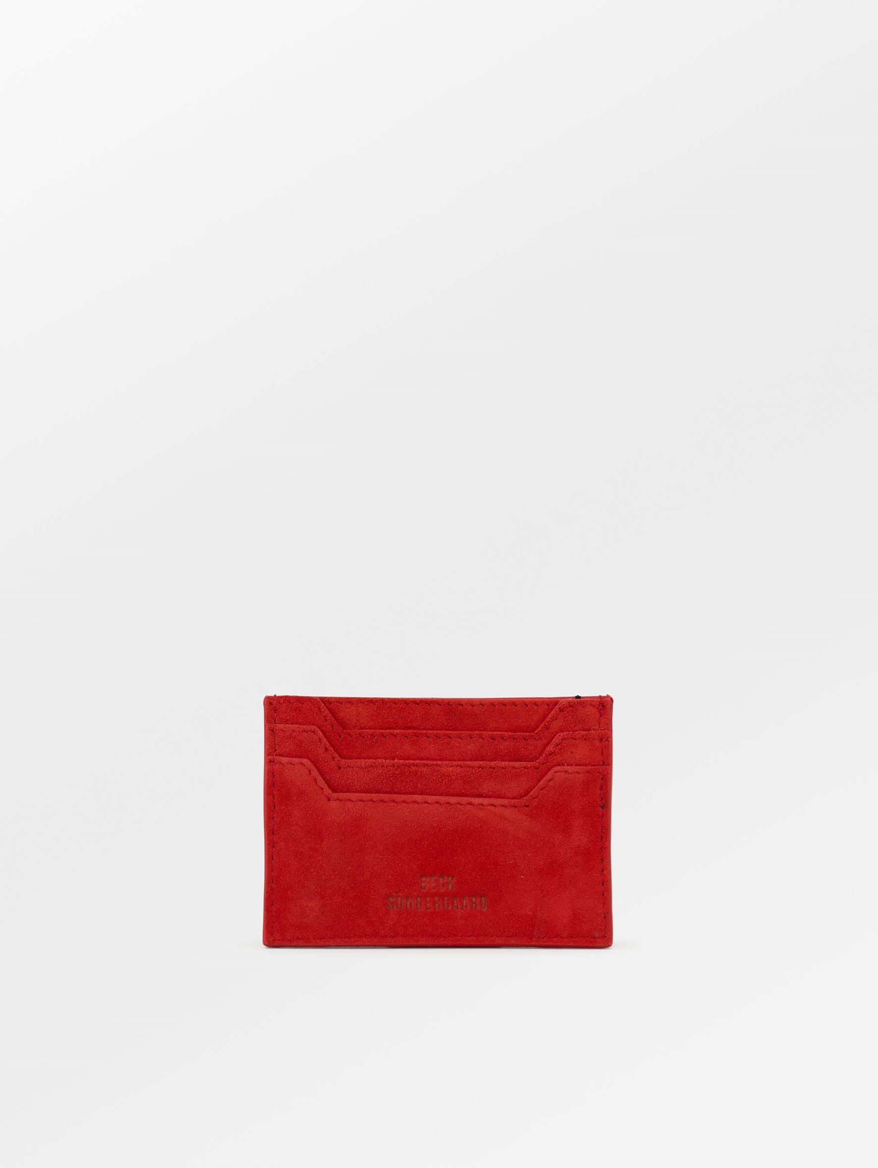 Suede Card Holder OneSize BeckSöndergaard