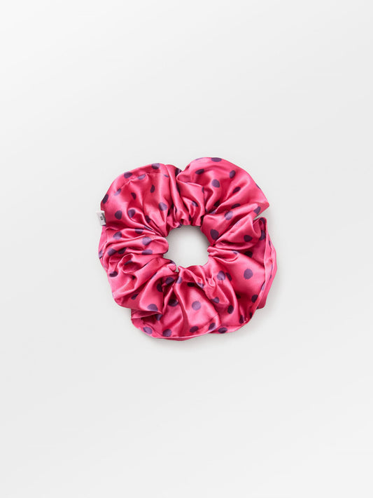 Becksöndergaard, Dotia Luster Scrunchie - Carmine Pink, accessories, accessories, accessories