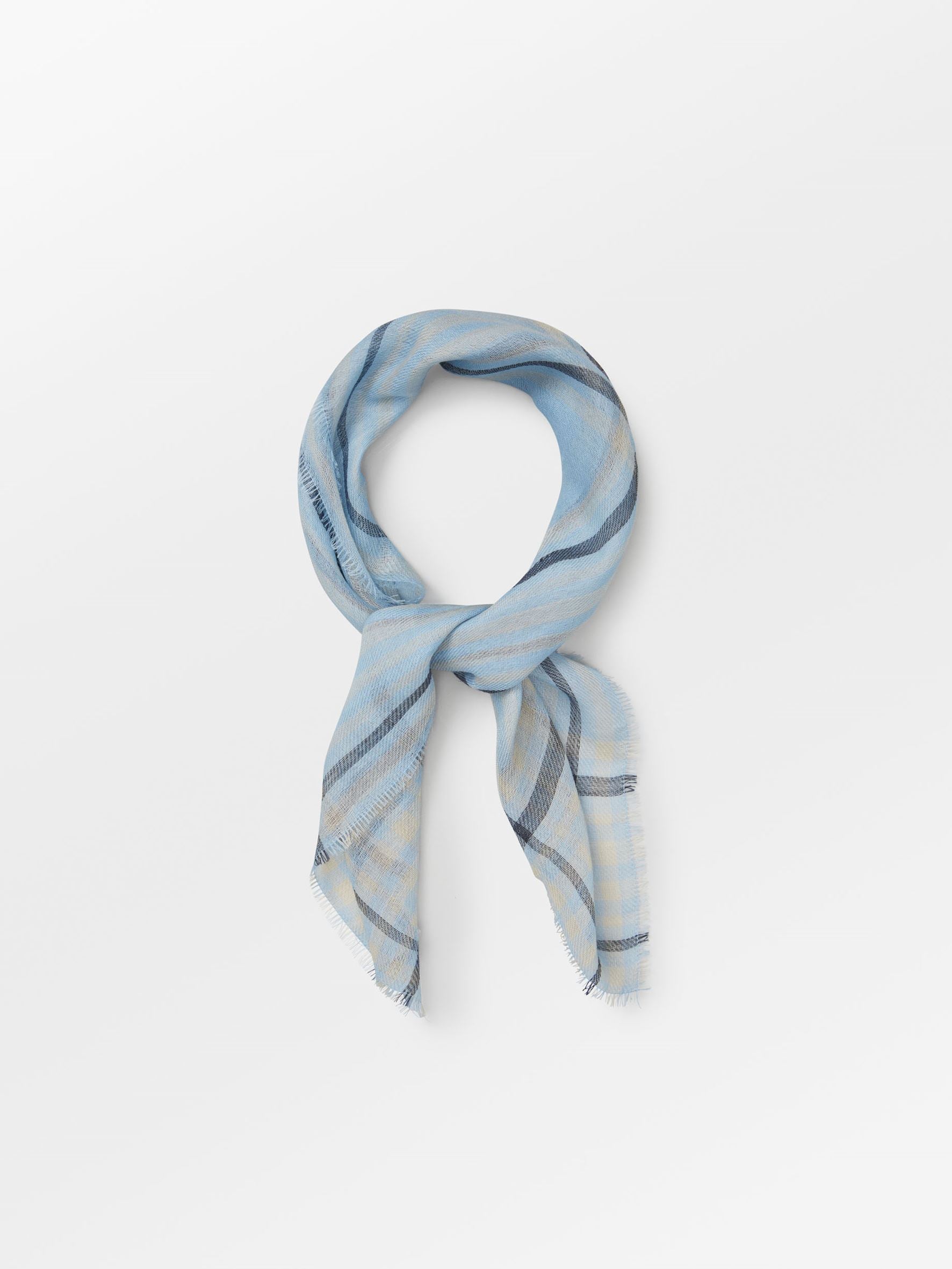 Becksöndergaard, Grafa Wica Scarf - Clear Blue Sky, scarves, scarves, sale, sale