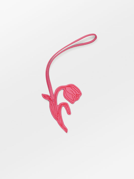 Becksöndergaard, Grain Tulip Bag Charm - Vivacious Pink, bags