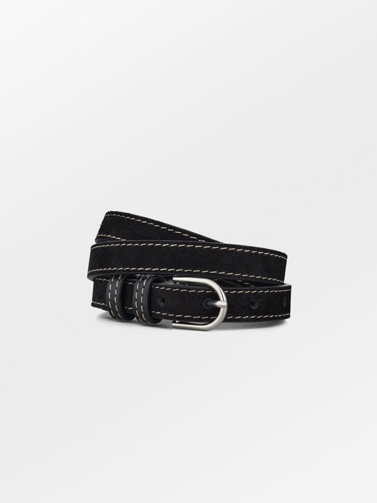 Becksöndergaard, Suede Zoe Belt - Black, accessories, accessories, black week, black week