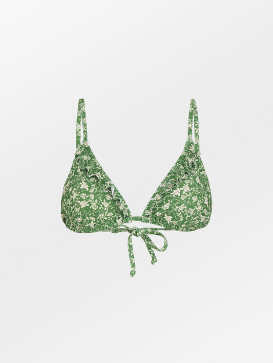 Becksöndergaard, Fleurie Bella Frill Bikini Top - Campsite Green, archive, archive, swimwear, swimwear, swimwear, swimwear, swimwear
