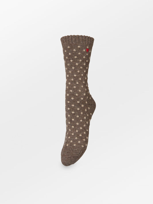 Dotted Wola Sock OneSize BeckSöndergaard
