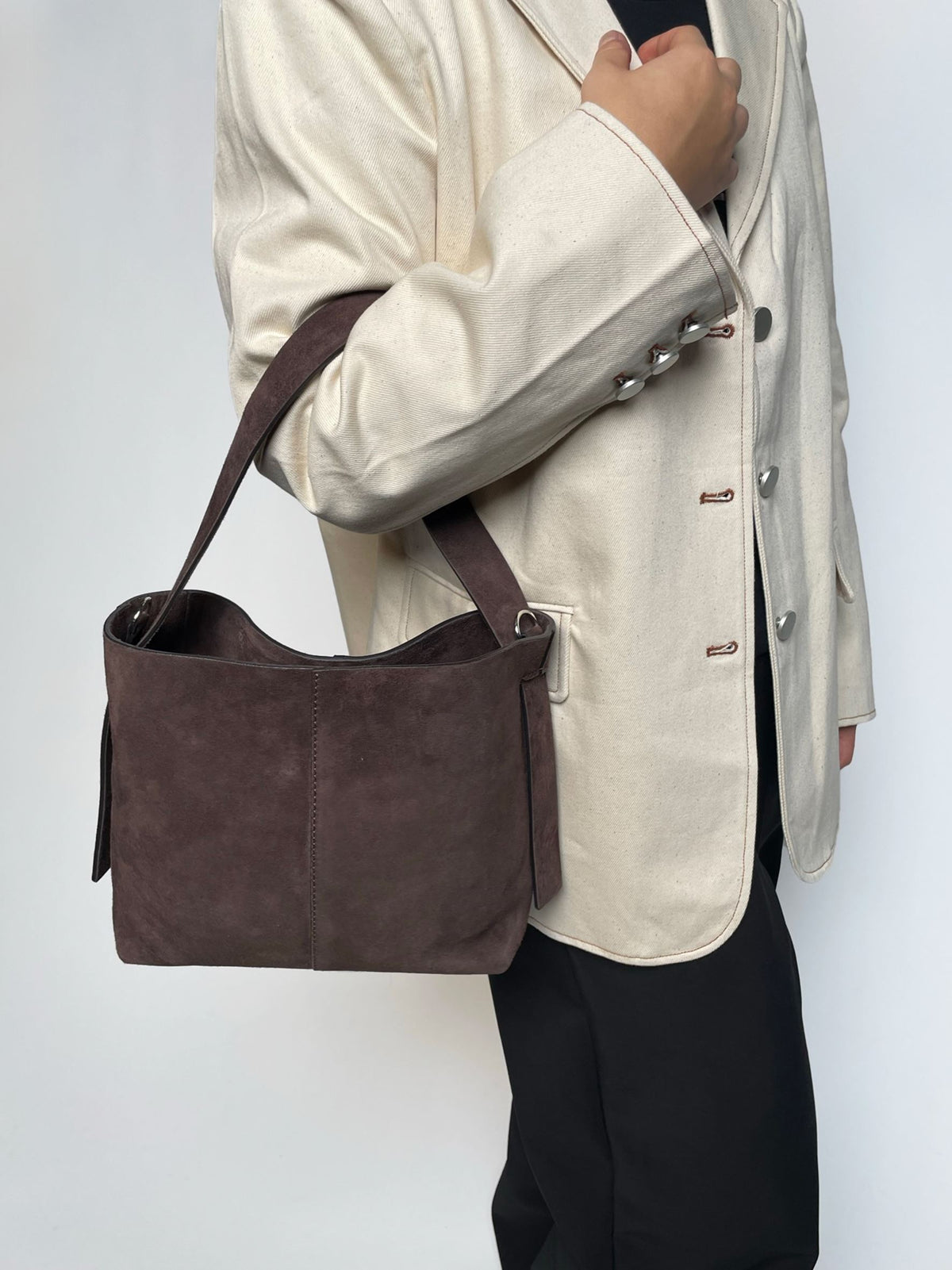 Suede Fraya Small Bag OneSize BeckSöndergaard