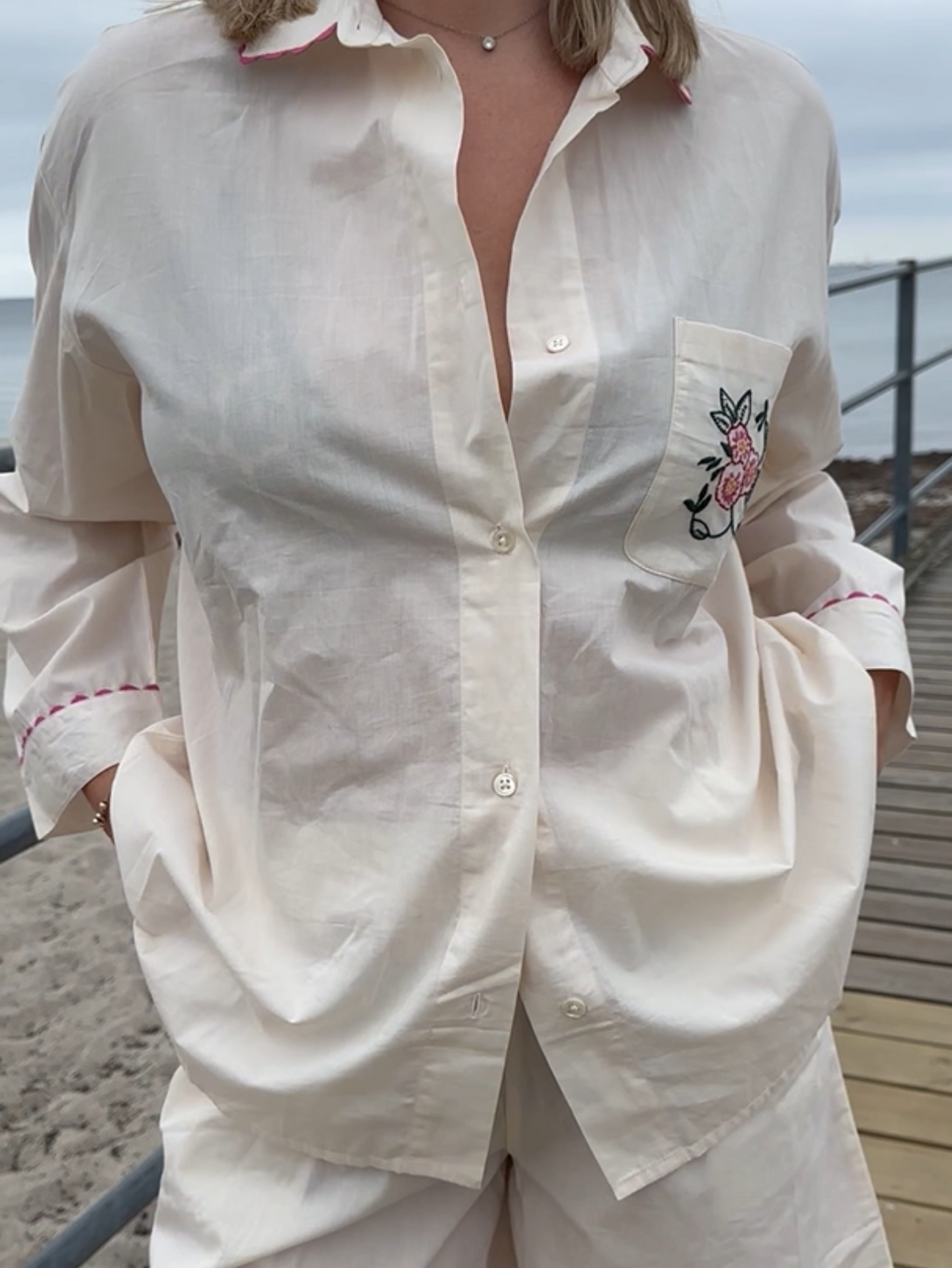Scallop Efloria Pyjamas Shirt Clothing BeckSöndergaard