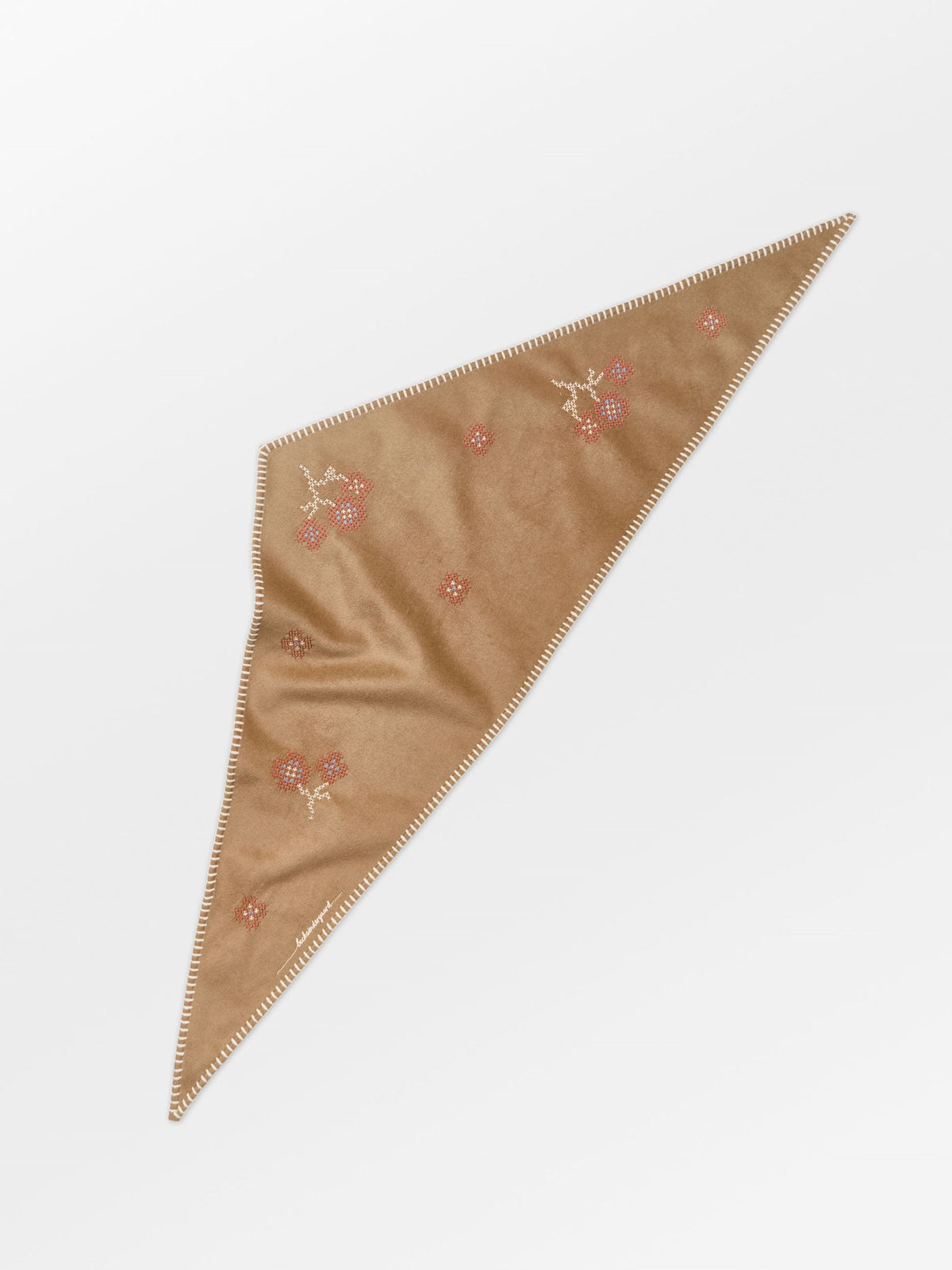 Becksöndergaard, Flotile Triangle Scarf - Wood Thrush Brown, scarves, scarves, winter accessories, winter accessories, scarves, scarves