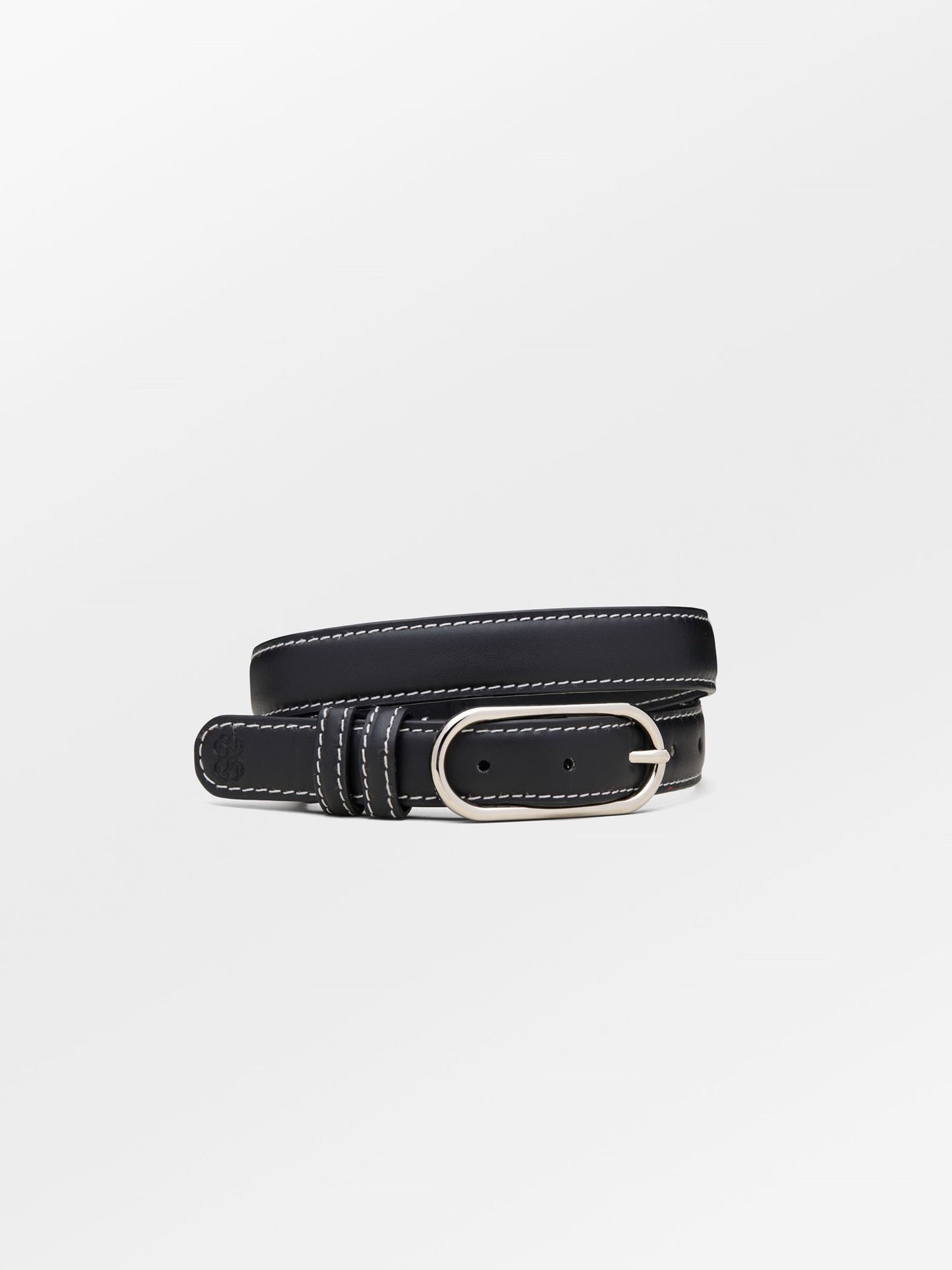 Glossy Nola Leather Belt - Black Clothing BeckSöndergaard