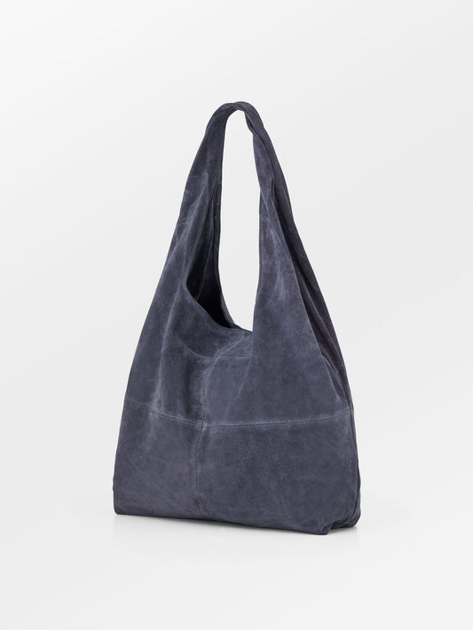 Suede Dalliea Shopper Bag - Dark Blue OneSize BeckSöndergaard