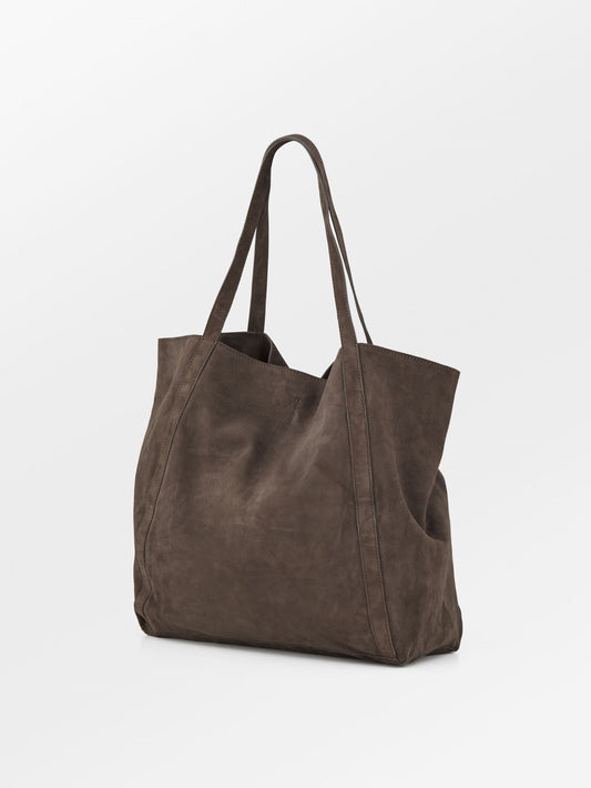 Suede Eden Shopper Bag - Hot Fudge Brown OneSize BeckSöndergaard