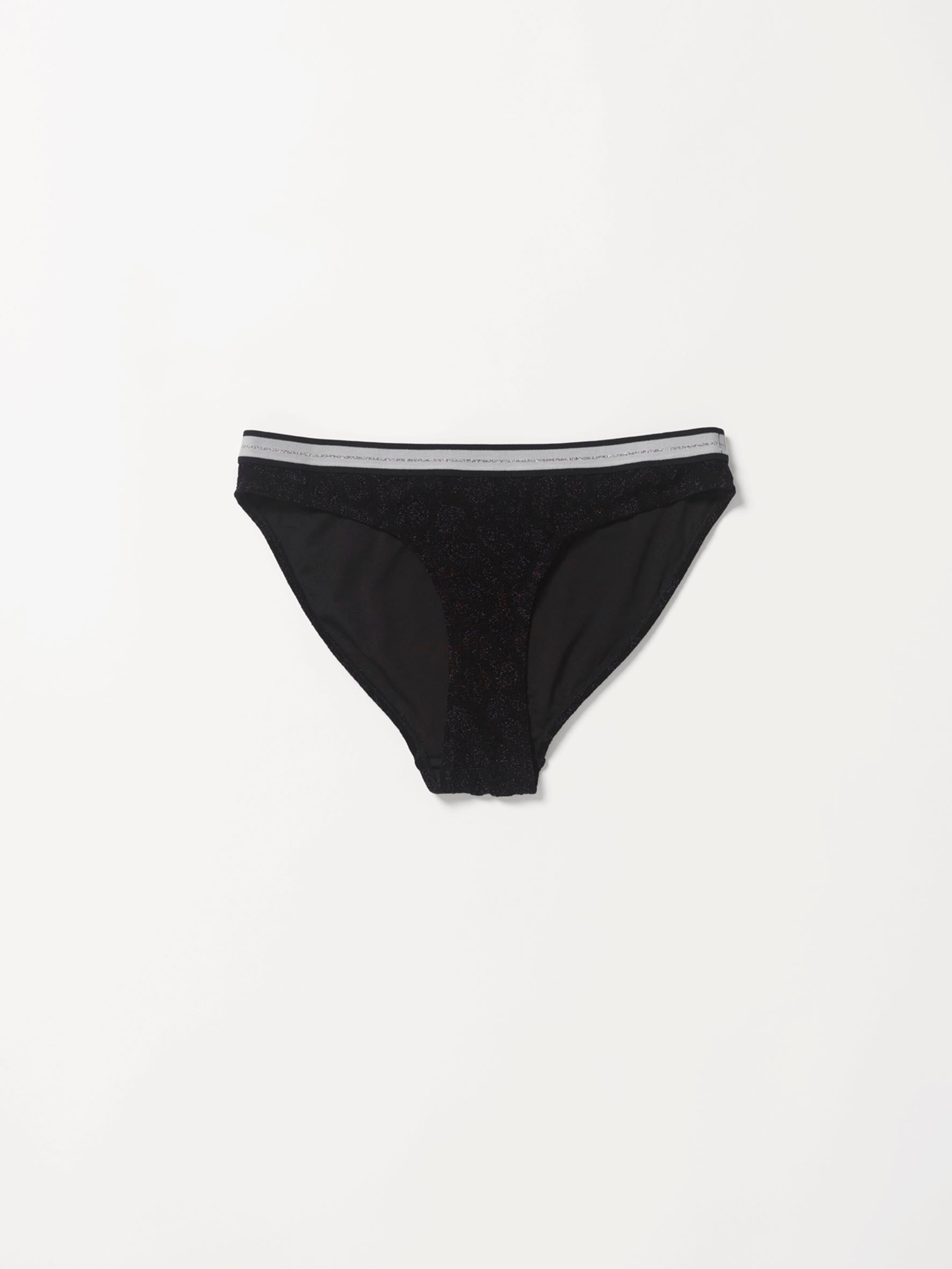 Becksöndergaard, Glitzie Elastic Bikini Bottom - Black, archive, archive, sale, sale