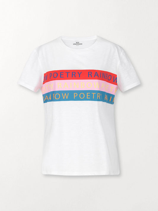 Rainbow Poetry T-Shirt Clothing BeckSöndergaard
