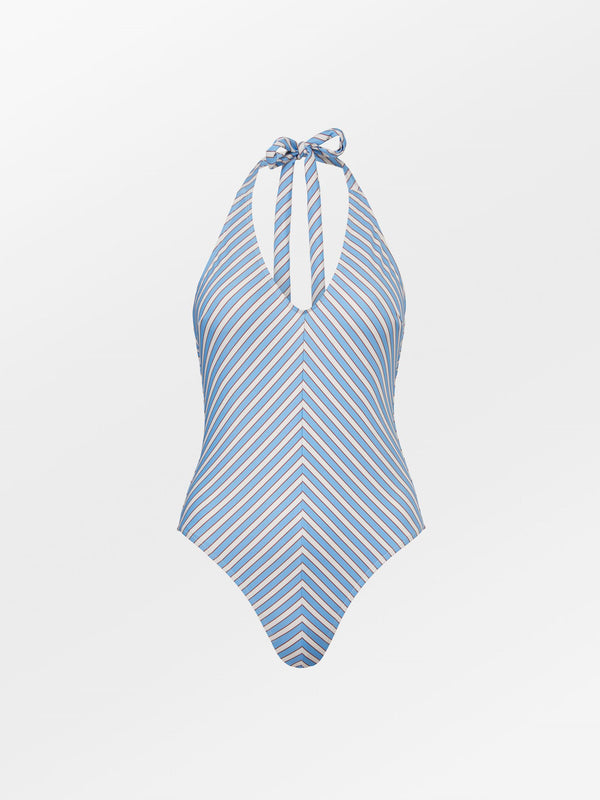 Becksöndergaard, Aloha Halterneck Swimsuit - Little Boy Blue, archive, archive, swimwear, sale, sale, swimwear