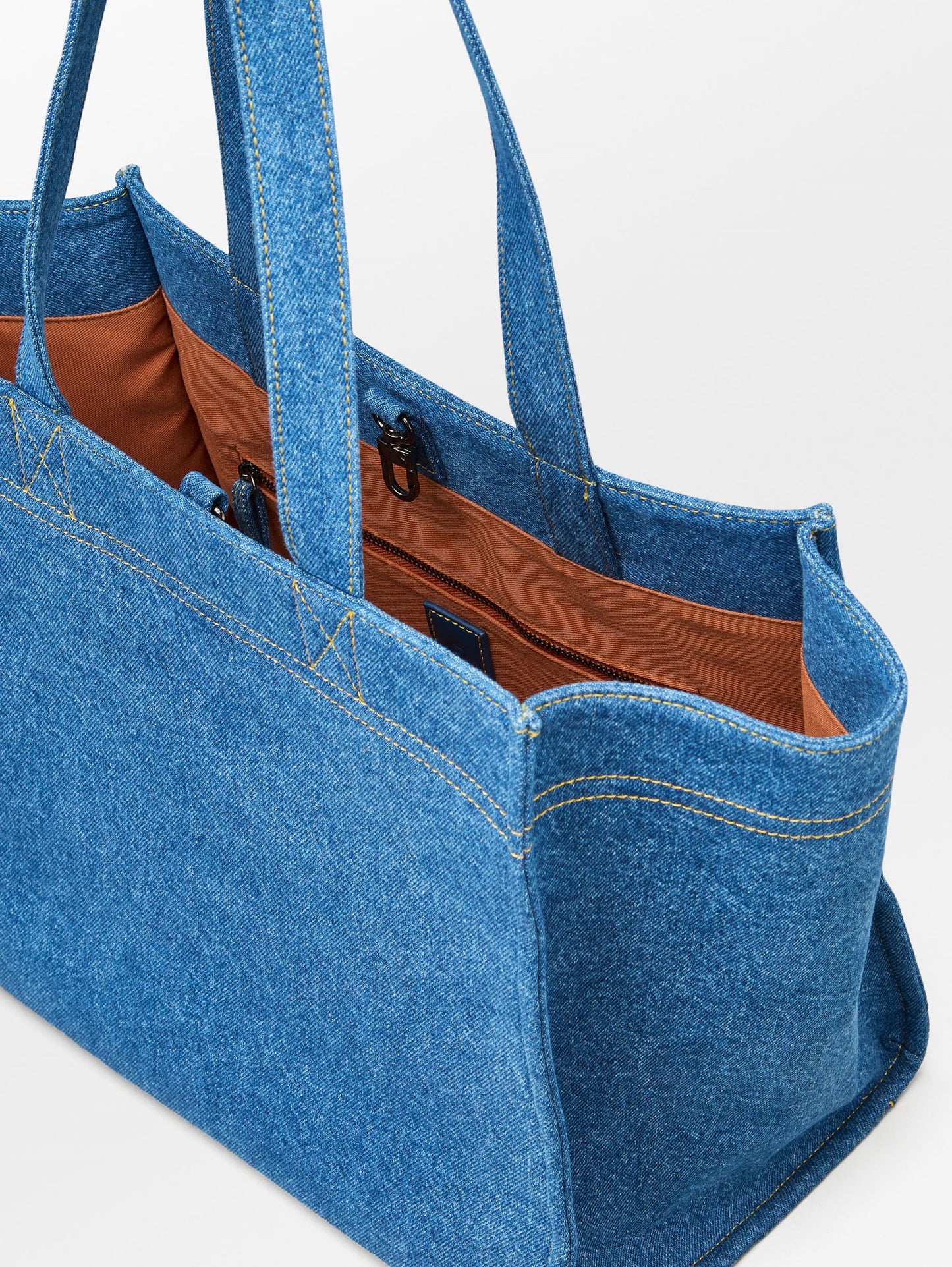 Denima Lily Small Shopper Bag - Blue OneSize BeckSöndergaard