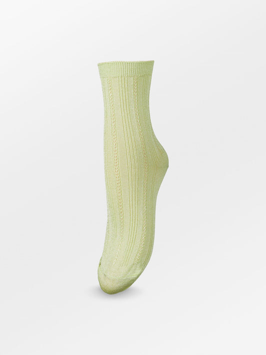 Glitter Drake Sock - Green Limeade Socks BeckSöndergaard