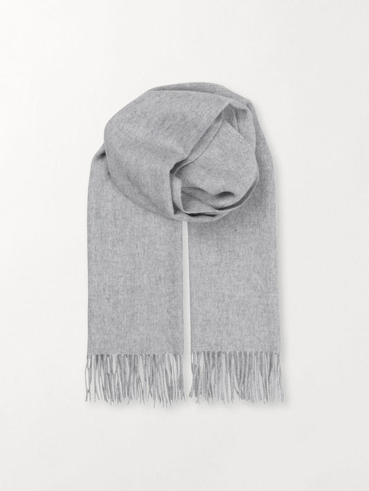 Crystal Edition Wool Scarf - Light Grey OneSize BeckSöndergaard