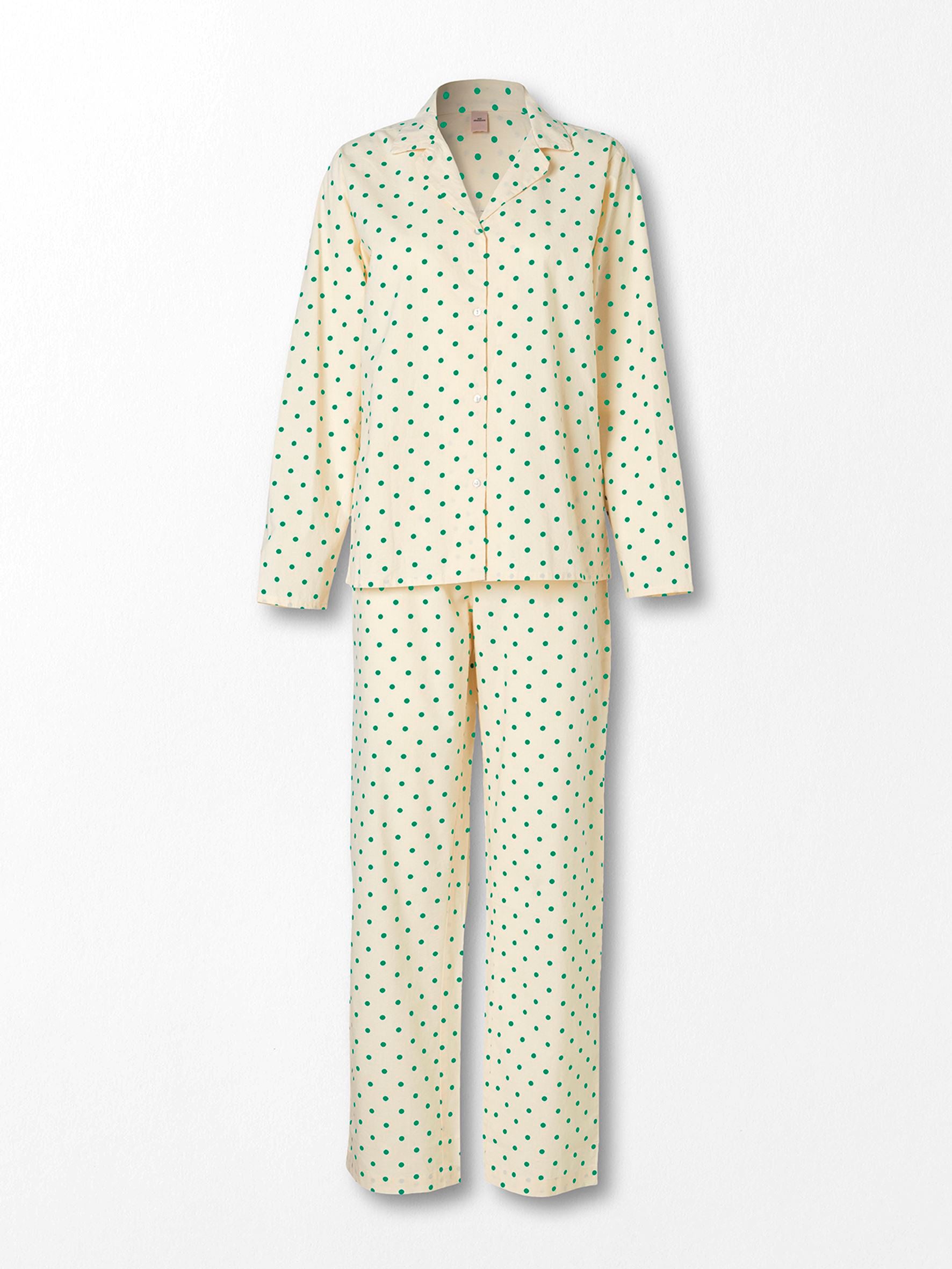 Dot Pyjamas Set - Green Clothing BeckSöndergaard