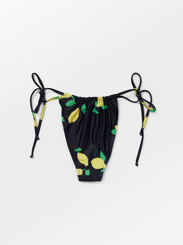Becksöndergaard, Limone Drawstring Bikini Tanga - Black, archive, swimwear, sale, sale, swimwear