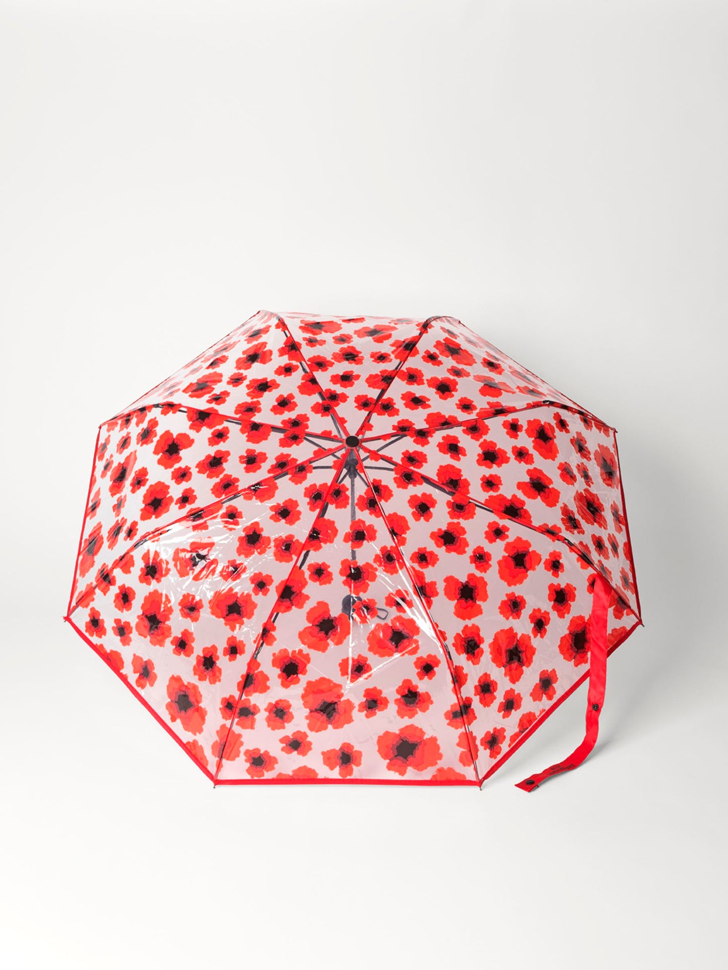 Poppy Transparent Umbrella OneSize BeckSöndergaard