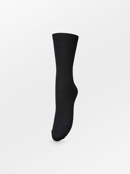 Becksöndergaard, Telma Solid Sock - Black, socks, gifts, socks