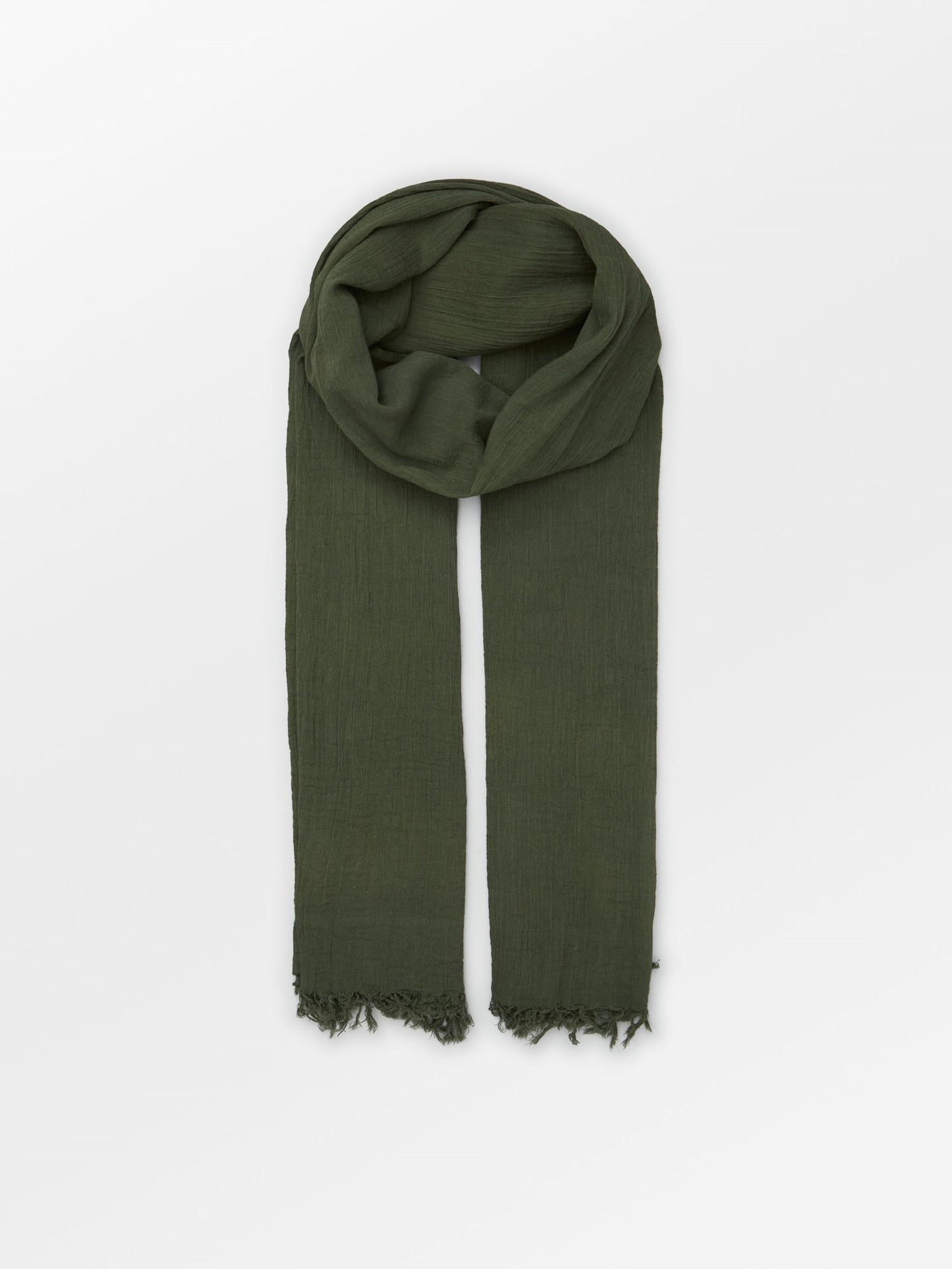 Becksöndergaard, Solid Ilona Scarf - Army Green, scarves